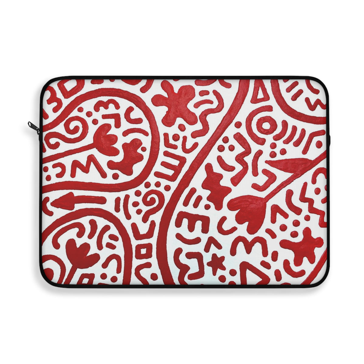 Pop+Art Laptop Sleeve — Bold Boho Mandala Art Print Laptop Sleeve