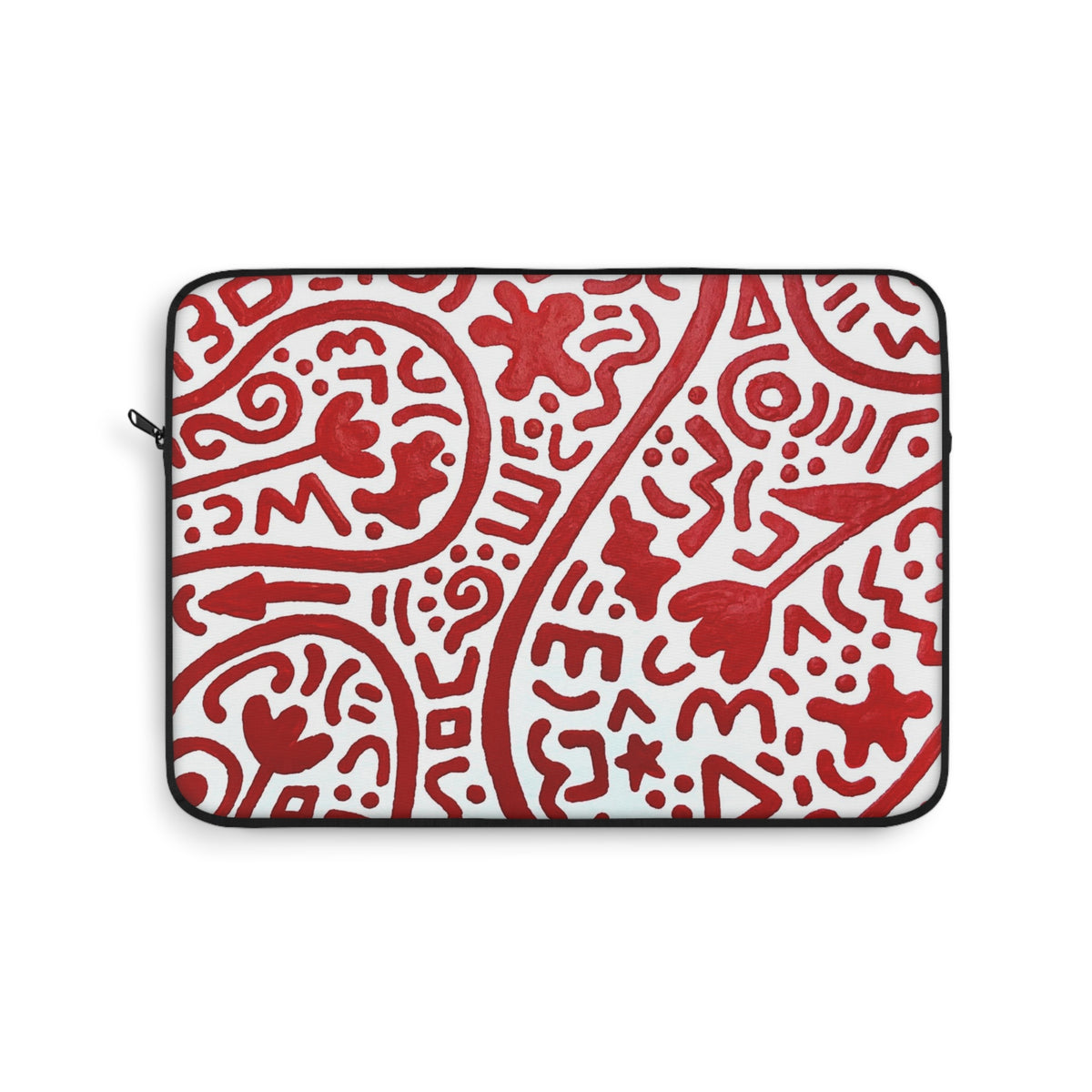 Pop+Art Laptop Sleeve — Bold Boho Mandala Art Print Laptop Sleeve
